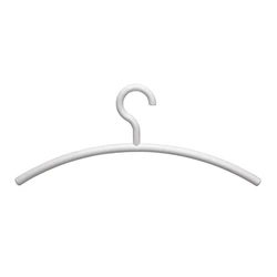 Κρεμάστρες Maul plastic coat hangers, 5 pieces, White