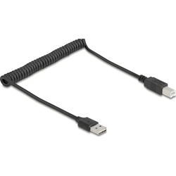 Καλώδιο USB Delock Spiral EASY-USB 2.0 Typ-A Plug to USB Typ-B