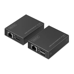 Διανομέας HDMI Digitus KVM Extender 4K/30Hz Black