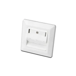 Πρίζα Δικτύου Digitus Rahmen + Platte 80x80mm for 3 Keystone Module White