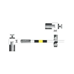 Κλειδαριά Laptop Mobilis T Lock - Slim Twin Rotating sec.lock -Compatible MK