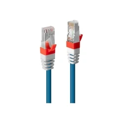 Καλώδιο Δικτύου Lindy Cat6(A) SSTP / S/FTP PIMF Blue 1.00m 10Gbit
