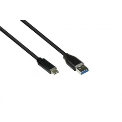 Καλώδιο Goodconnections USB3.0 A-USB-C Black 0,5m