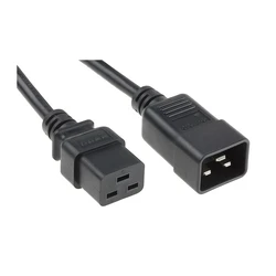 Καλώδιο Τροφοδοσίας Equip C20 ->C19 M/F Black 1.80m