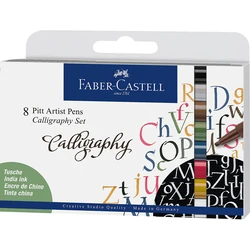 Μαρκαδόροι Σχεδίου Faber-Castell Pitt Artist Pen C 8x