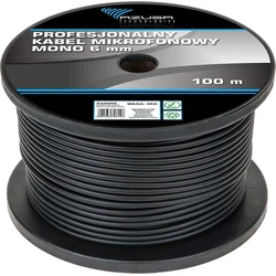 Καλώδιο Μικροφώνου Mono Microphone 6mm Professional 100m