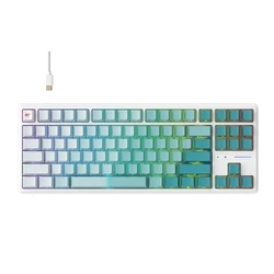 Πληκτρολόγιο Gaming Havit KB901L - (White and Green)