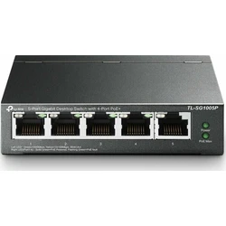 Network Switch TP-Link 5-Port Gigabit Desktop PoE with 4-Port
