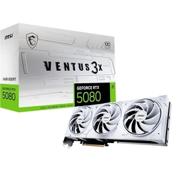 Κάρτα Γραφικών MSI VENTUS GEFORCE RTX 5080 16G 3X OC White NVIDIA 16GB GDDR7