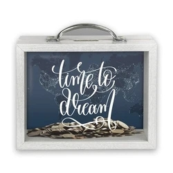 Κουμπαράς ZEP Smith 6,5x21 Wood/Glass Savings Box RM4143