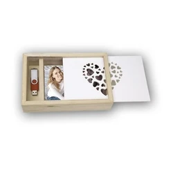 Διακοσμητικό ZEP Love Box USB 10x15 Wood for Photos and Stick CZ1246