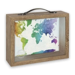 Κουμπαράς ZEP Jacob 6,5x21 Wood/Glass Savings Box RM4545