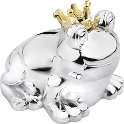Κουμπαράς Zilverstad Savings Box Frog King silver tarnish resistant 6144261