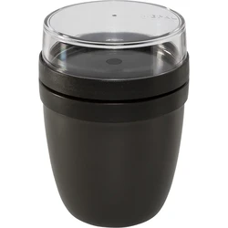 Δοχείο Φαγητού Mepal Lunchpot Ellipse, Nordic Black 500+200ml