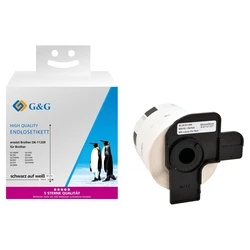 Αυτοκόλλητες Ετικέτες Ρολό G&G 29mm x 62mm sw-ws Komp. m. Brother DK-11209