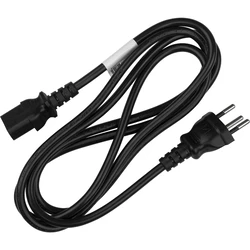 Καλώδιο NN Switzerland Typ J on C13 1,8m Black