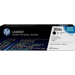 Toner HP No 304A Dual Pack Black Cartridge (CC530AD)