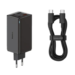 Φορτιστής Baseus GaN6 Pro, 2x USB-C + 2x USB-A 100W (Black)