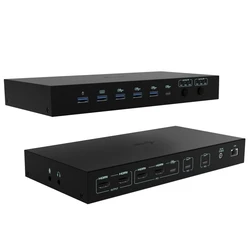 Docking Station i-tec USB-C KVM Dock PRO 3 for 3 hosts
