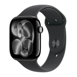 Smartwatch Apple Watch Series 11 GPS + Cellular 46mm Jet Black Aluminium / Black Sport - M/L