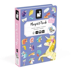 Παιχνίδι Κατασκευών Janod Magnetibook Unicorn