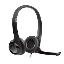 Multimedia Headset Logitech Stereo H390 USB-C Black