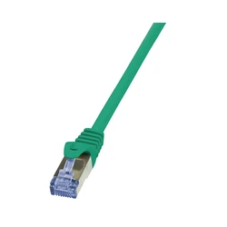 Καλώδιο Δικτύου Logilink RJ45 10.00m Green Cat6A S/FTP
