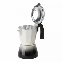 Μπρίκι Espresso JATA Italian Bistrea Induction Aluminium Body 9Cups White-Black Hcaf2409