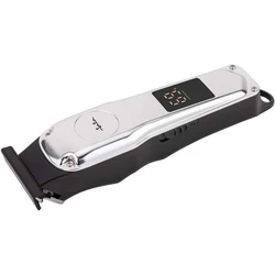 Κουρευτική Μηχανή JATA Rechargable 90Min 5Cuting Guides Led Display Silver Jbcp4200