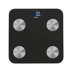 Ζυγαριά Μπάνιου JATA Smart Scale Digital Lcd Up To 15 Users Black HBAS1155