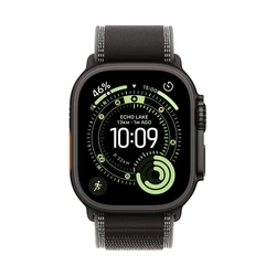 Smartwatch Apple Watch Ultra 3 Gps+Cellular 49Mm Black Titanium with Black/Charcoal Trail Loop M/L Mf