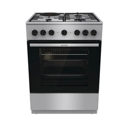 Κουζίνα Αερίου & Ρεύματος Gorenje GK6B42XD Inox