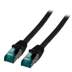 Καλώδιο Δικτύου EFB RJ45 S/FTP, Cat.6A, LSZH, 7.5m, Black