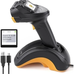 Barcode Scanner Inateck Pro8 Black with data transfer station