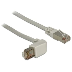 Καλώδιο Δικτύου Delock angled RJ45 S/FTP Cat5e 1.00m Gray