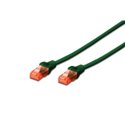 Καλώδιο Δικτύου Digitus CAT 6 U/UTP - LSZH, 0,25m, Green