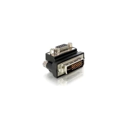 Αντάπτορας DVI Delock DVI Adapter DVI(24+5) -> D-Sub15 M/F 90°