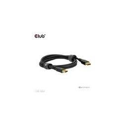 Καλώδιο DisplayPort Club 3D 2.1 DP80 certified 2m 10K/8K/4K M/M