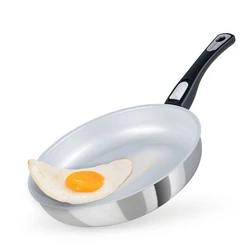 Τηγάνι Genius Cerafit Steel frying pan 20cm, stainless steel