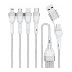 Καλώδιο Κινητού 4Smarts USB-C/A Multi-charging 4in2 1,2m, wei