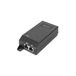 PoE Injektor Digitus Gigabit Ethernet 802.3at 30W Black