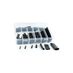 Θερμοσυστελλόμενα WKK Shrink Tubing Assortment (Black, 127-Piece) H-2(Z)
