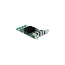Controller Delock PCI Express x4 Card 4xextern USB 3.0 Quad Channel
