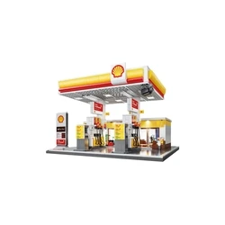 Τουβλάκια Jamara CaDA Shell Tankstelle Bricks 14+