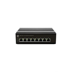 Network Switch LevelOne Industr. FE 8-Port+DIN 100Mbps