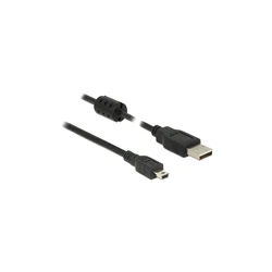 Καλώδιο USB Delock A -> Mini-B M/M 1.50m Black