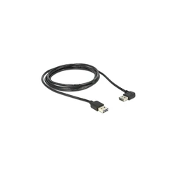 Καλώδιο USB Delock A -> A M/M 5.00m 90°angled sw Easy USB