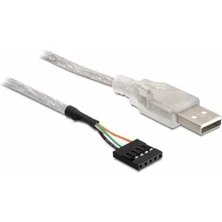Καλώδιο USB Delock Pinheader 5Pin -> A F/M 0.70m