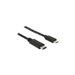 Καλώδιο USB Delock USB-C -> Micro-B M/M 0,5m Black
