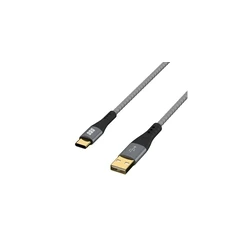 Καλώδιο USB EFB USB-A to USB-C 60W QC 3A 1m Gray